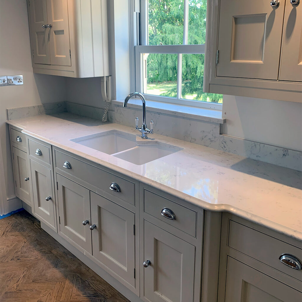 Bianco Carrera Quartz Worktop