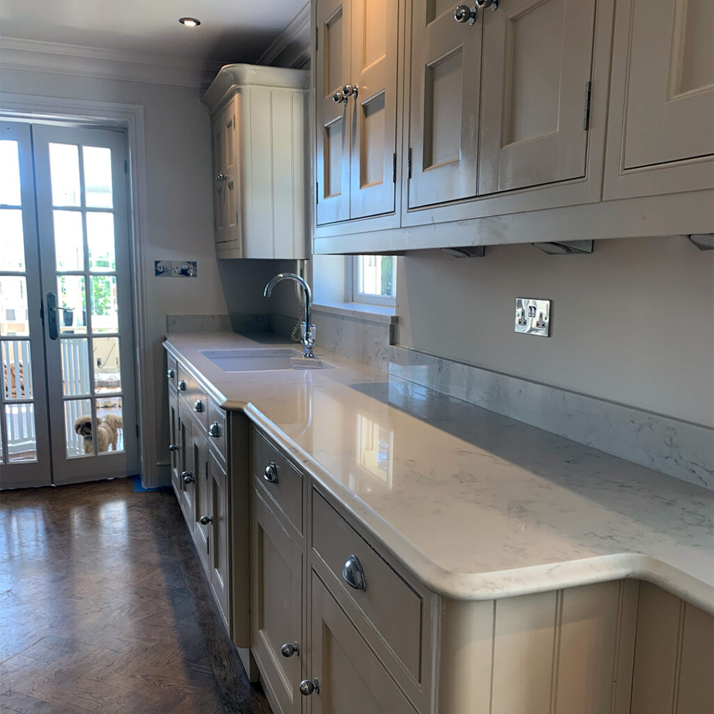 Bianco Carrera Quartz Worktop