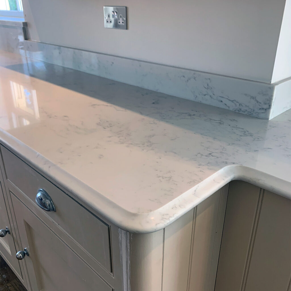 Bianco Carrera Quartz Worktop