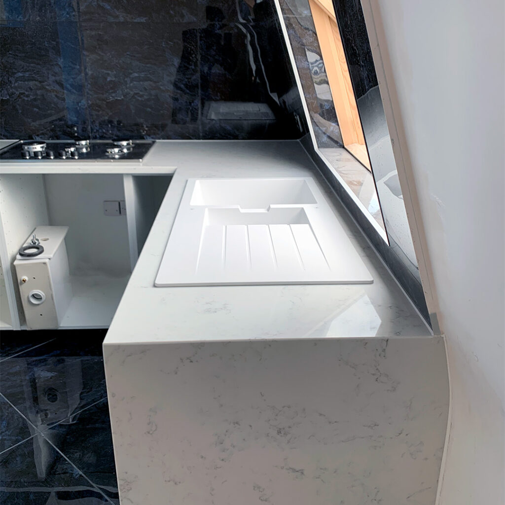 Bianco Carrera Quartz Worktop