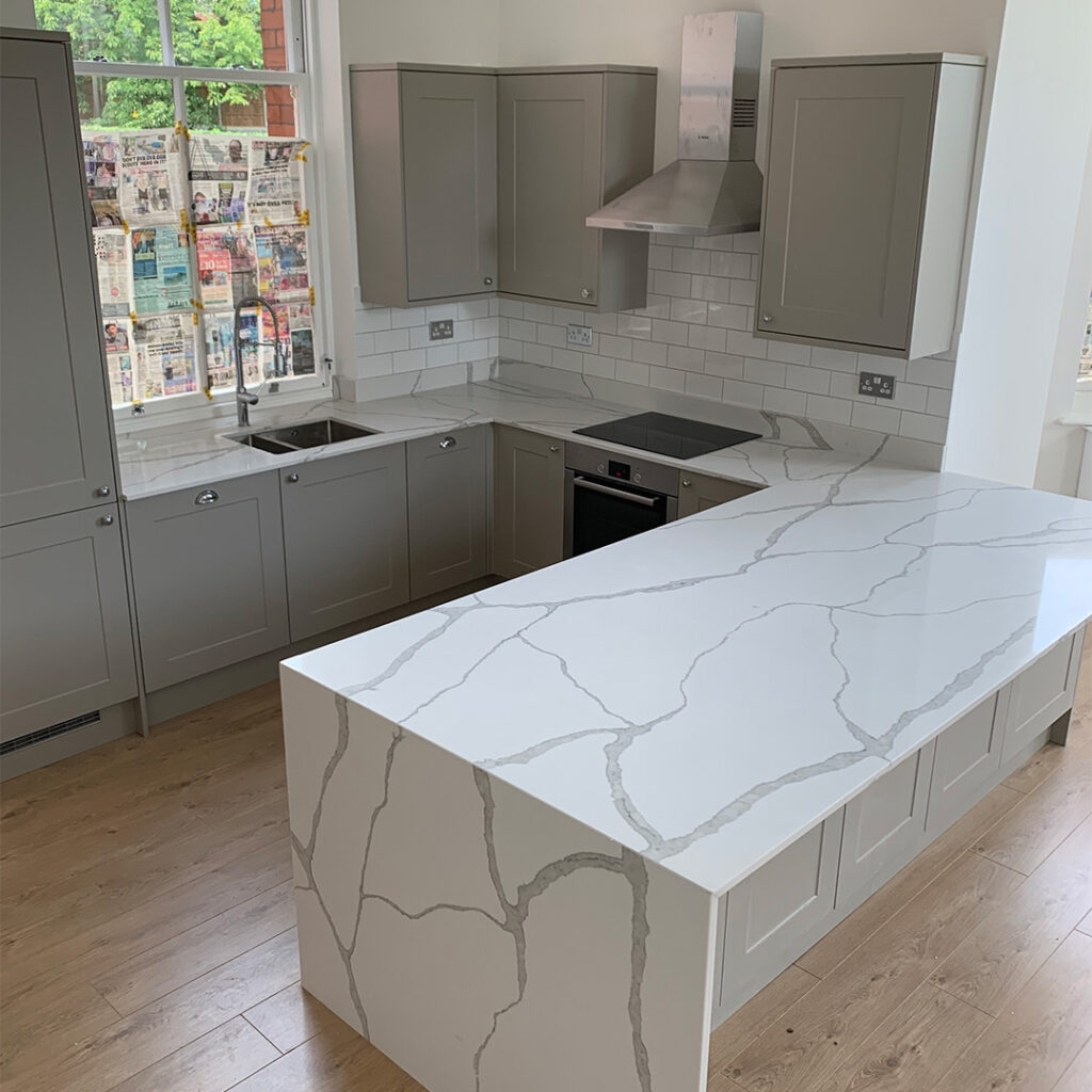 20mm Calacatta Breachio Quartz Worktop